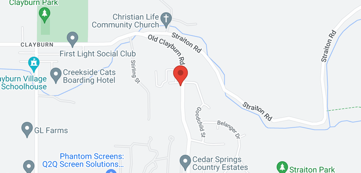 map of 8 4295 OLD CLAYBURN ROAD